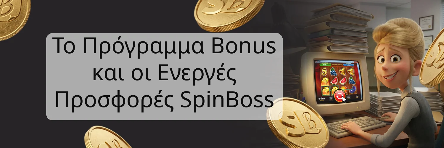 Το Πρόγραμμα Bonus και οι Ενεργές Προσφορές SpinBoss Το Πρόγραμμα Bonus και οι Ενεργές Προσφορές SpinBoss